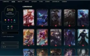 Conta D4(65%) 310 skins, All Champions