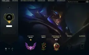Conta mestre lol