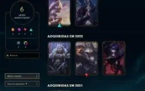 Conta mestre lol