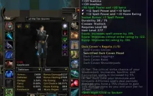 Mage 6.5k GS + Warlock full t10her +Druid full t10her feral