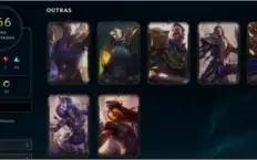 Conta lol skins 7 skin vitoriosas e muito mais (ver anúncio)