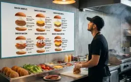 Template Montagem Hamburgueria Canva