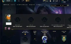Unranked com 45 Champs e 9 Skins