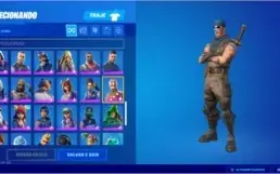 Conta Fortnite com passe da temporada 4 até a 1 da temp 2