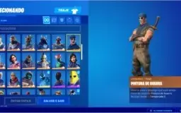 Conta Fortnite com passe da temporada 4 até a 1 da temp 2