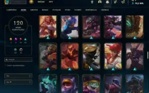 Conta prata 2 com 75 Champs e 120 Skins ( MAIN ADC )