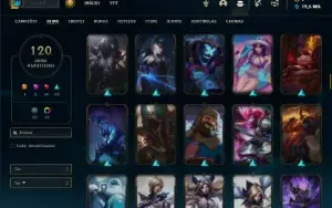 Conta prata 2 com 75 Champs e 120 Skins ( MAIN ADC )