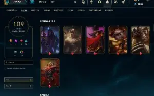 Conta League of Legends Mestre