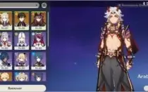 Conta Genshin AR50 - Arataki Itto,Albedo,Hu Tao,Zhongli e +