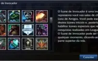 Conta Platina 4 com 68 campeões , skins e icones variados.