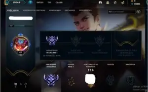 Conta diamante 1, League of legends