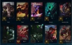Conta diamante 1, League of legends