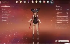 GENSHIN IMPACT 6 X 5 ESTRELAS 4X5 ARMAS 22 PERSONAGENS AR36