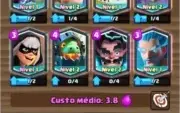 CONTA CLASH ROYALE LVL9 ARENA 10 + 8 LENDÁRIAS + 500 GEMAS