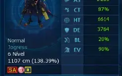 Conta End Game Ldmo Alpha, Sss+ Legit E Bug