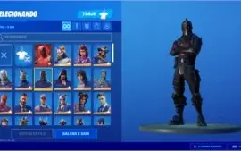 Fortnite Season 1 Cavaleiro Negro - Tubarao Mako - Ikonik