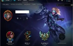 Conta LOL Platina