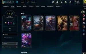 Skins raras