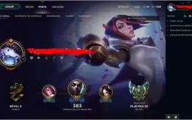 acc lol platina lll faltando 24 campeoes borda de ouro