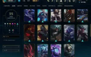 Platina 4 com 110 Champs e 35 Skins ( MAIN ADC )