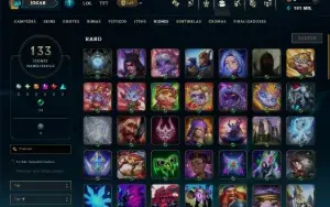 Platina 4 com 110 Champs e 35 Skins ( MAIN ADC )