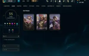 Platina 4 com 110 Champs e 35 Skins ( MAIN ADC )