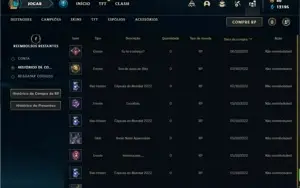Conta bronze 1 com 101 Champs e 62 Skins