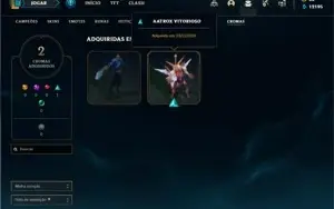 Conta bronze 1 com 101 Champs e 62 Skins