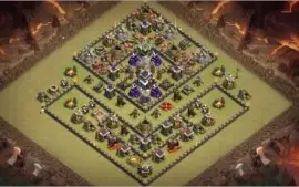 CV 9 FULL CLASH OF CLAN CONTA TOP E ESTA EM CLAN NIVEL 15