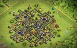 CV 9 FULL CLASH OF CLAN CONTA TOP E ESTA EM CLAN NIVEL 15