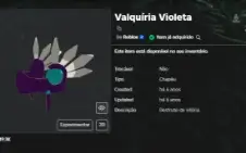 Conta De Roblox Com Valk Violeta, Headless, Korblox E Mais!