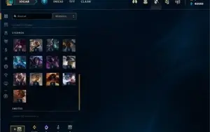 CONTA GOLD 4 SMURF MMR ALTO