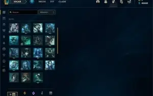 CONTA GOLD 4 SMURF MMR ALTO
