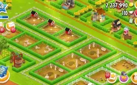 Hay day hayday conta level 68 bem decorada