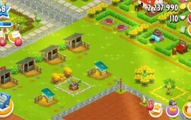 Hay day hayday conta level 68 bem decorada
