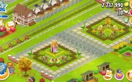 Hay day hayday conta level 68 bem decorada