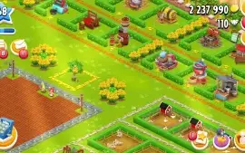 Hay day hayday conta level 68 bem decorada