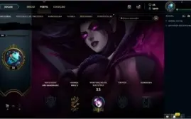conta lol level 30 unranked