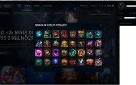 Conta prata 3 com 100 skin e 140 icones