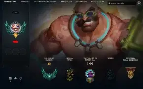 Conta LoL Platina 1