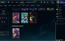 CONTA LEAGUE OF LEGENDS
