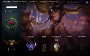 Conta Diamante 4 LOL