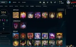 Conta de lol com 1k gastos + valorant com 1k gastos