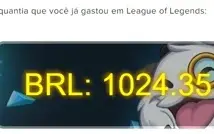Conta de lol com 1k gastos + valorant com 1k gastos