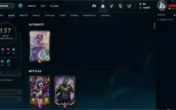 Conta de lol com 1k gastos + valorant com 1k gastos