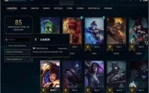 Conta LV 35, 5 skin Ótimas, Email para Troca Disponivel