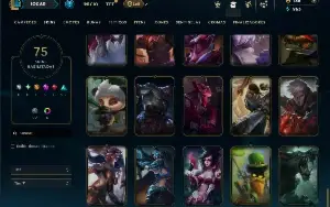 Platina 4 com 110 Champs e 75 Skins ( ADC / MID )