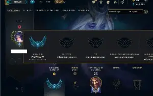 Platina 4 com 26 Champs e 5 Skins