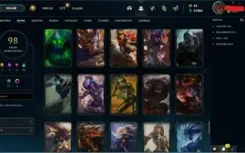 CONTA DE 2015 - EX PLAT - 98 SKINS - TODOS CHAMPS - LVL 319