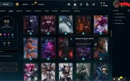 CONTA DE 2015 - EX PLAT - 98 SKINS - TODOS CHAMPS - LVL 319